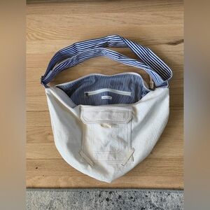 American Eagle canvas carryall tote